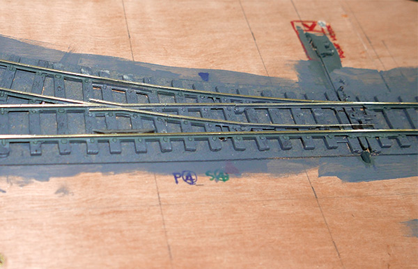 track painted