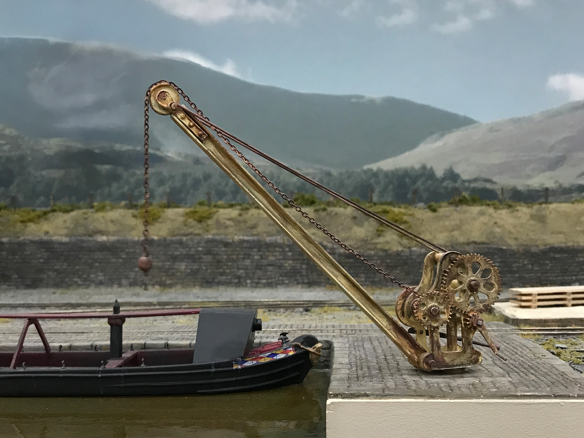 The goods crane at the canal
